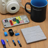 SMALL OBJECT De Coaster Grid Grey