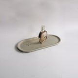 SMALL OBJECT Oval Tray Beige [L]