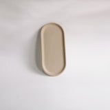 SMALL OBJECT Oval Tray Pink Beige [L]