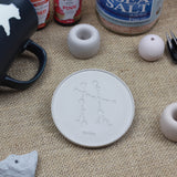 SMALL OBJECT Coaster Gemini Beige