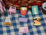 SUPA LUNA Enamel Pin Fries Cat