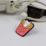 SUPA LUNA Enamel Pin Fries Cat