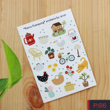 ARURI Retro Kampung Sticker Sheet