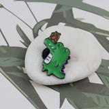 SUPA LUNA Enamel Pin Croco Cappy