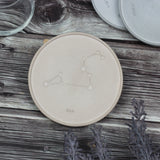 SMALL OBJECT Coaster Leo Pink Beige