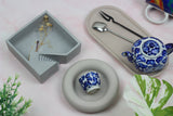 SMALL OBJECT Oval Tray Pink Beige [L]