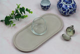 SMALL OBJECT Oval Tray Pink Beige [L]