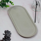 SMALL OBJECT Oval Tray Pink Beige [L]