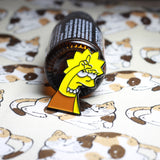 SUPA LUNA Enamel Pin Loser Simpson