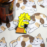 SUPA LUNA Enamel Pin Loser Simpson