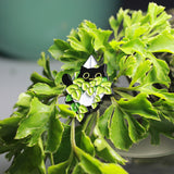 SUPA LUNA Enamel Pin Hidden Black Cat