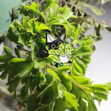 SUPA LUNA Enamel Pin Hidden Black Cat