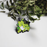 SUPA LUNA Enamel Pin Hidden Black Cat