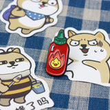 SUPA LUNA Enamel Pin Srirracha