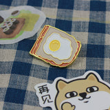 SUPA LUNA Enamel Pin Toastie