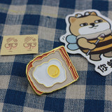SUPA LUNA Enamel Pin Toastie