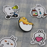 SUPA LUNA Enamel Pin Tired Gudetama