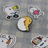 SUPA LUNA Enamel Pin Tired Gudetama