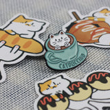 SUPA LUNA Enamel Pin Catpuccino hot
