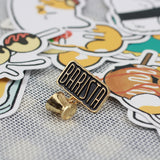 SUPA LUNA Enamel Pin Barista Coffee