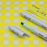 PILOT KIRE-NA Twin Highlighter Pale Colour Green