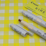 PILOT KIRE-NA Twin Highlighter Pale Colour Orange