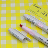 PILOT KIRE-NA Twin Highlighter Pale Colour Pink