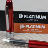 PLATINUM Plaisir Fountain Pen G Pack Red