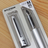 PLATINUM Plaisir Fountain Pen G Pack Ice White