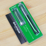 PLATINUM Plaisir Fountain Pen G Pack Green
