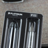 PLATINUM Plaisir Fountain Pen G Pack Black