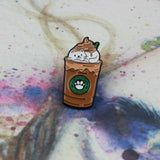 SUPA LUNA Enamel Pin Catpuccino with Cream