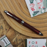 PILOT LEGNO 2Ball Pens + 1Mech. Pencil F [Gift 2024] Deep Red