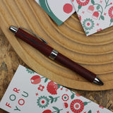 PILOT LEGNO 2Ball Pens + 1Mech. Pencil F [Gift 2024] Deep Red