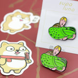 SUPA LUNA Enamel Pin Crocs Steve Irwin