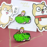 SUPA LUNA Enamel Pin Crocs Steve Irwin