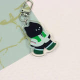 DOW Cat Keychain Luxury Black-Green