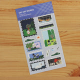DOW Sticker Sheet Vintage Stamp