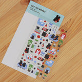 DOW Sticker Sheet Cozy at home