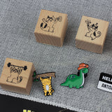 SUPA LUNA Rubber Stamp (S) Party Cat