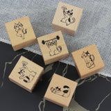 SUPA LUNA Rubber Stamp (S) Workout Cat