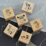 SUPA LUNA Rubber Stamp (S) Cheers Cat