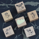 SUPA LUNA Rubber Stamp (S) Workout Cat