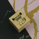 SUPA LUNA Rubber Stamp (S) Workout Cat