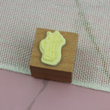 SUPA LUNA Rubber Stamp (S) Toilet Cat