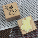 SUPA LUNA Rubber Stamp (S) Party Cat