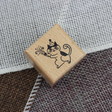 SUPA LUNA Rubber Stamp (S) Party Cat