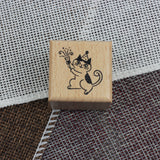 SUPA LUNA Rubber Stamp (S) Party Cat