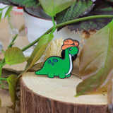 SUPA LUNA Enamel Pin Green Dino