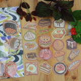 SUPA LUNA Sticker Pack Expressive food 20pcs